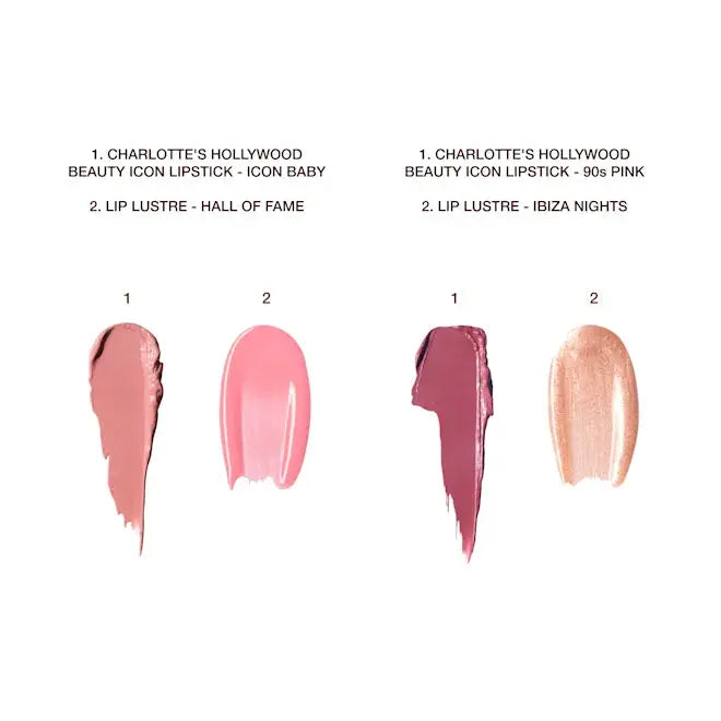 90's PINK lūpu krāsas & spīduma DUO – Charlotte Tilbury