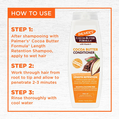 Palmer's Cocoa Butter ilgio išlaikymo kondicionierius