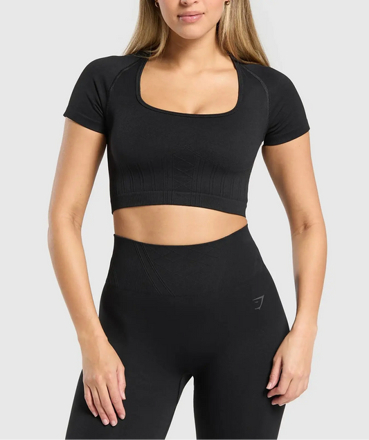 Corset Seamless Crop - Tops – gymshark