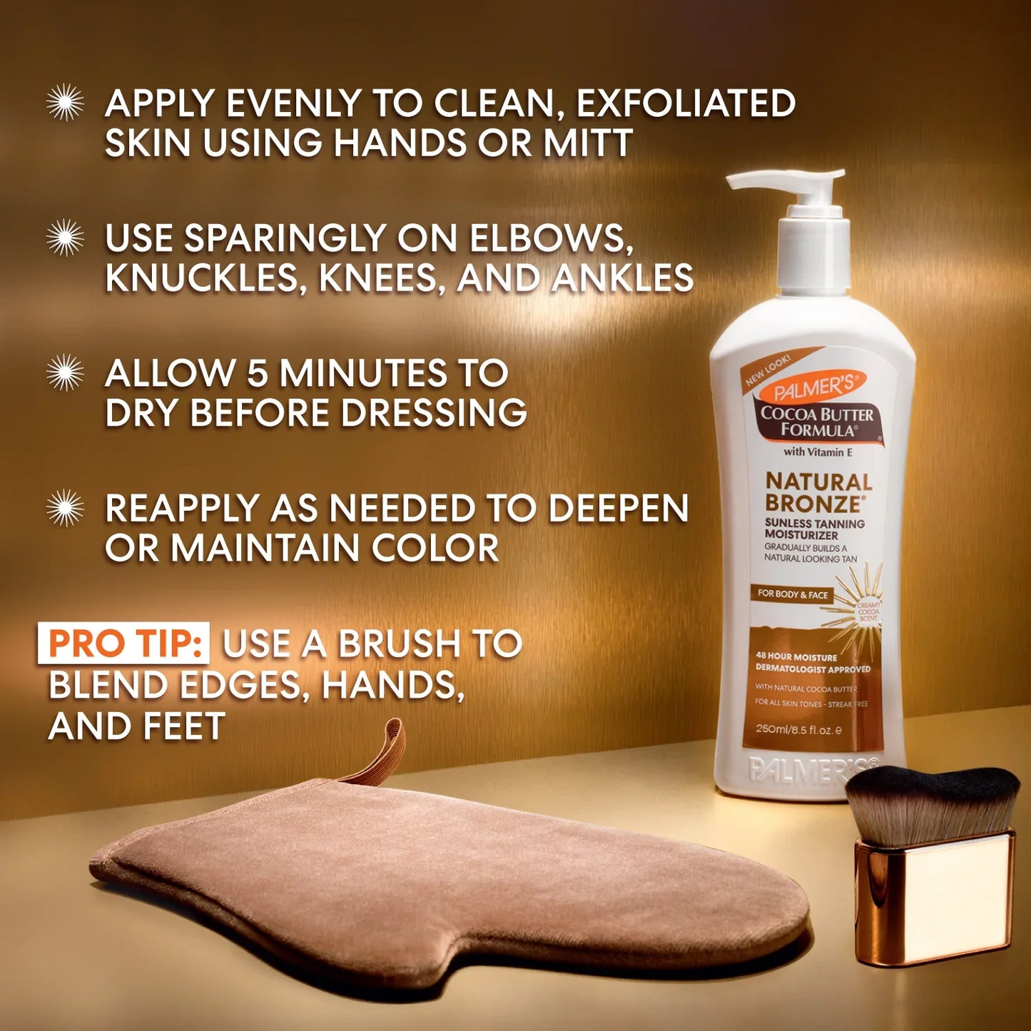 Palmer's Natural Bronze Sunless Tanning Moisturizer Tinted Lotion
